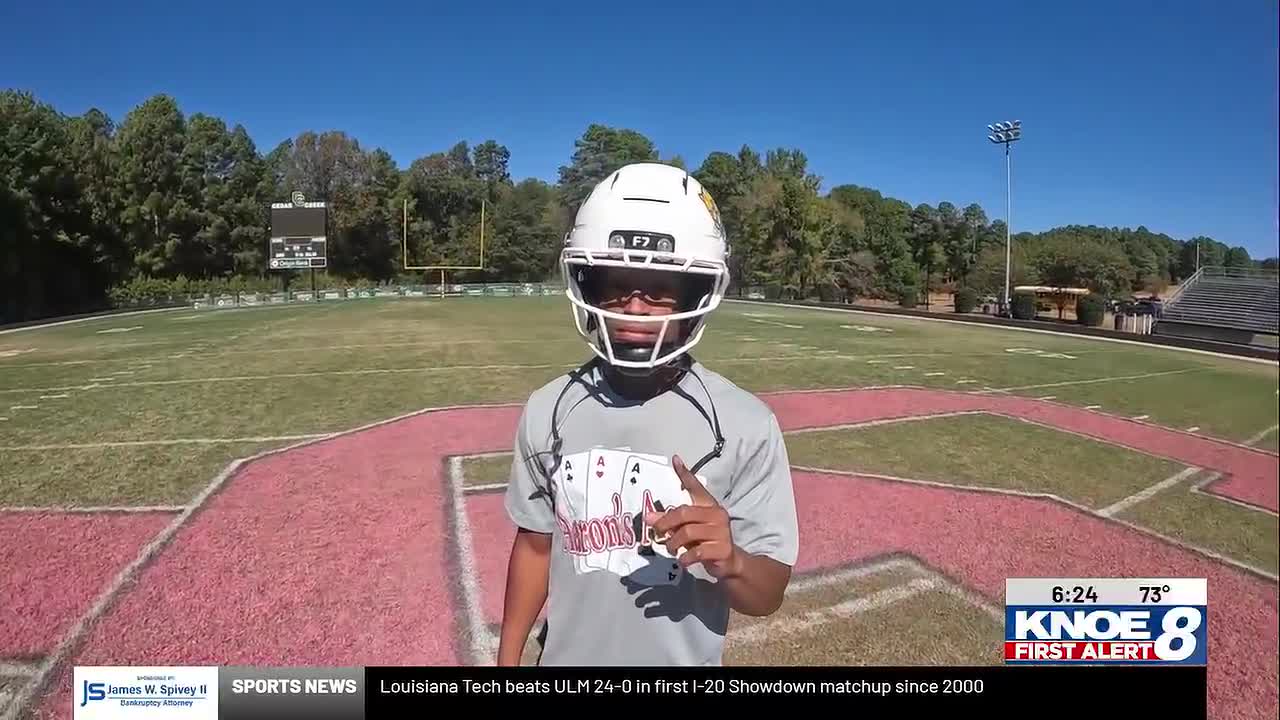 Cedar Creek Sophomore Payton Harris Named KNOE Aaron’s Ace