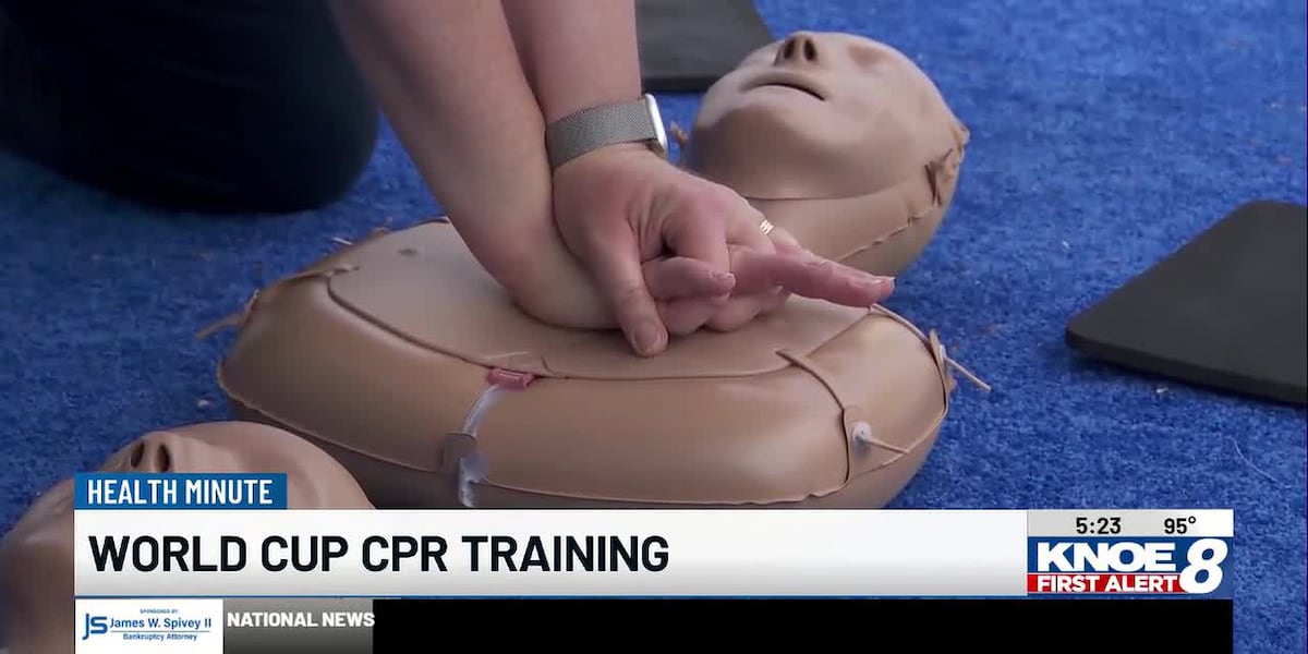 Health Minute: American Heart Association teaching World Cup fans CPR