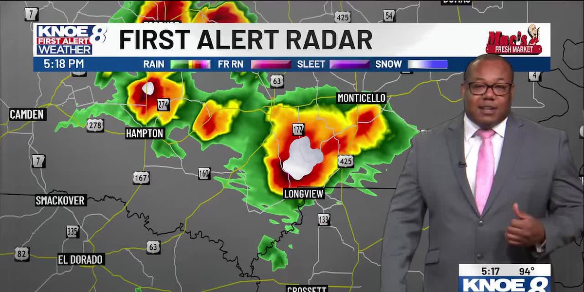 KNOE First Alert Friday Evening Forecast: Isolated Showers Now, More ...