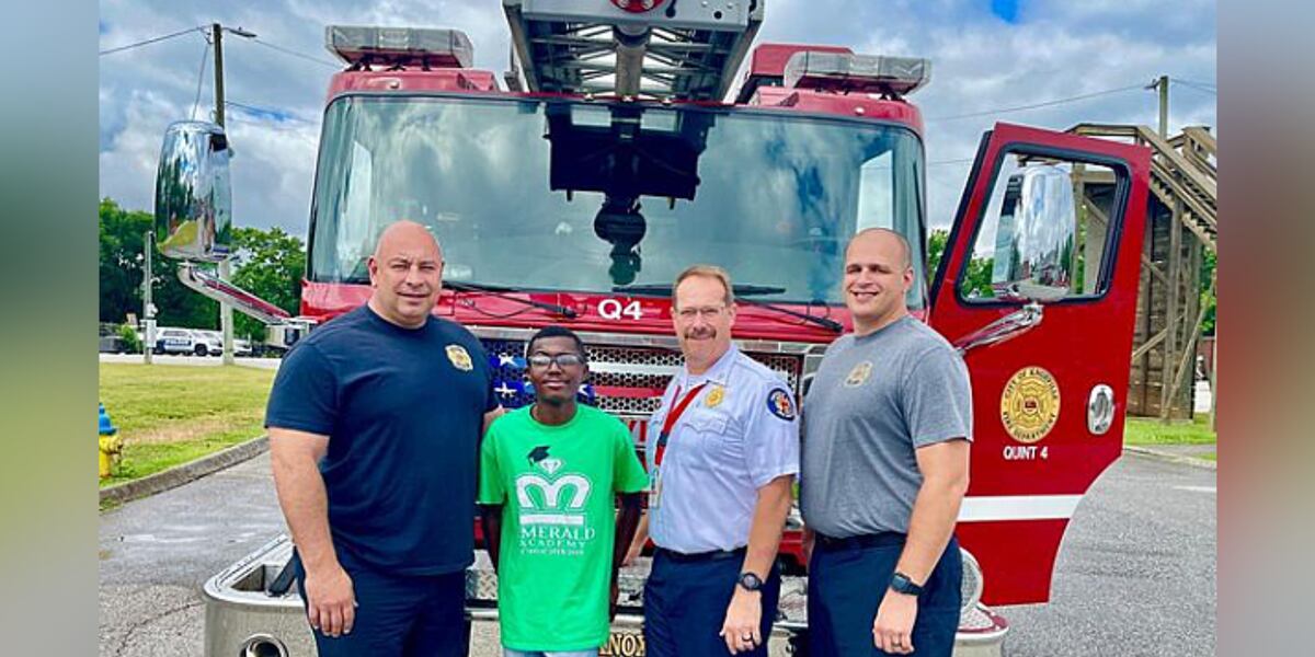 Donald Stacknick Intern joins firefighter team who helped deliver him 18 years ago