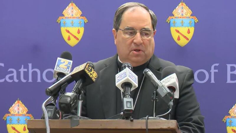 Bishop Michael Duca held a press conference January 31, 2019 to release the names of priests...