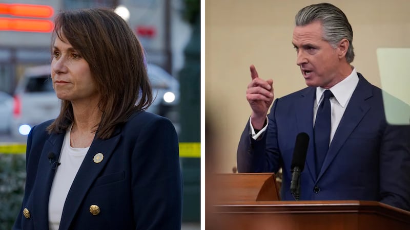 Louisiana Attorney General Liz Murrill and California Gov. Gavin Newsom are clashing over the...