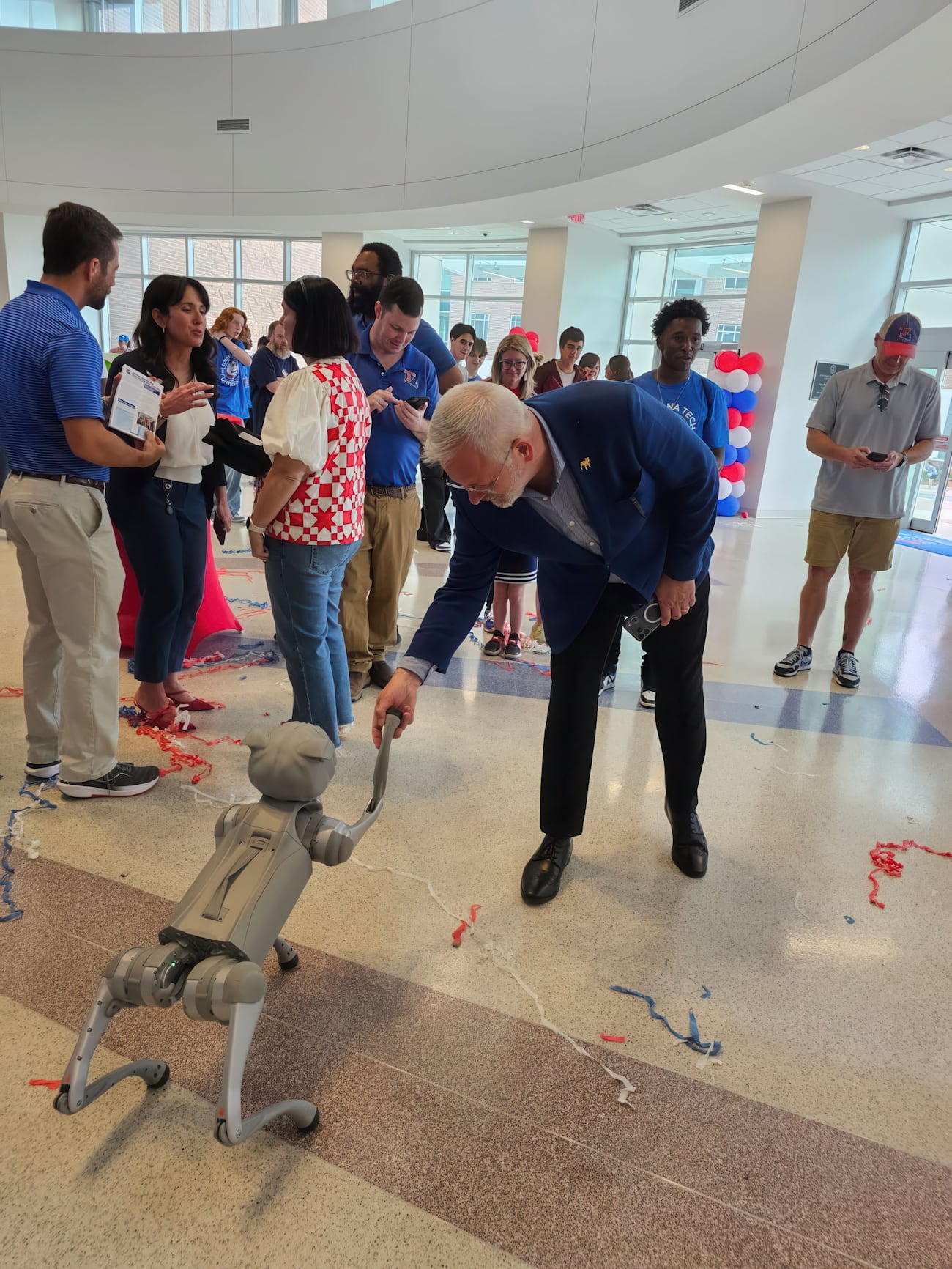Louisiana Tech engineering college unveils robot dog ambassador named CHIP