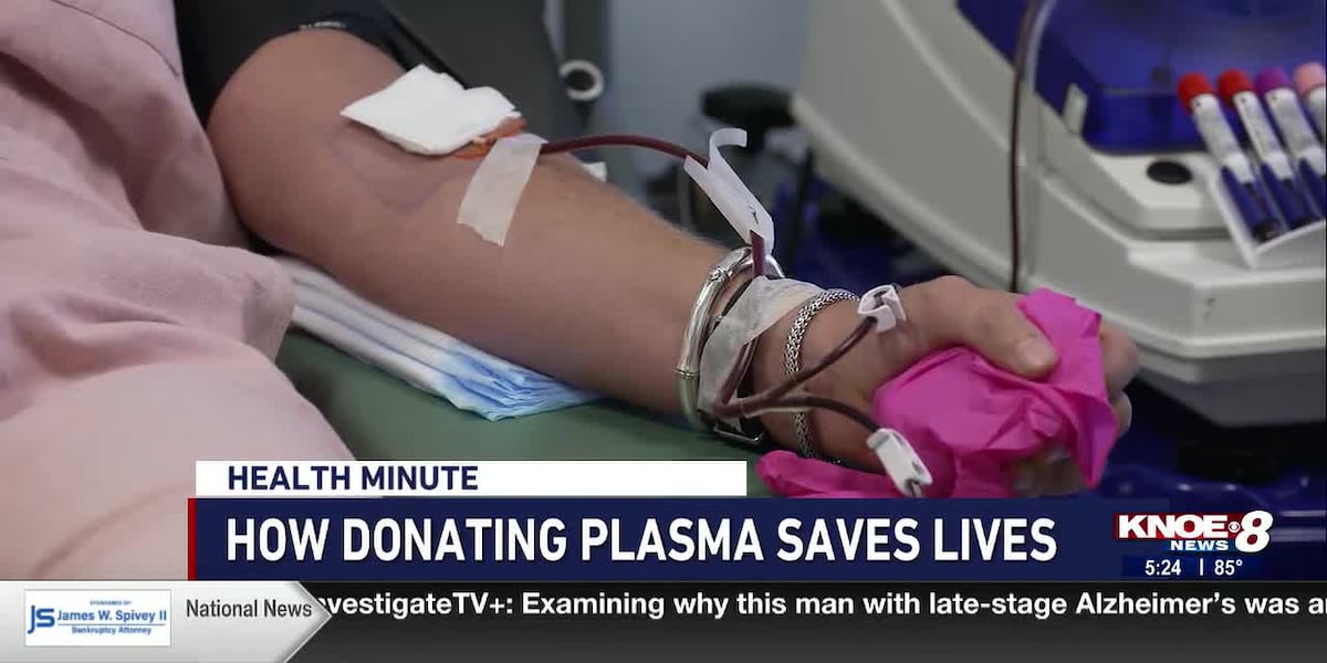 Health Minute: How plasma donations help with certain conditions