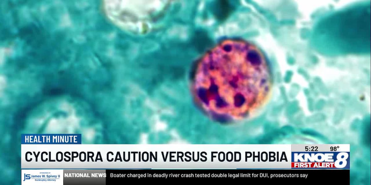 CDC tracking thousands of Cyclosporiasis cases as experts warn of food anxiety risks Experts warning of food anxiety risks as CDC continues tracking thousands of cyclosporiasis cases.