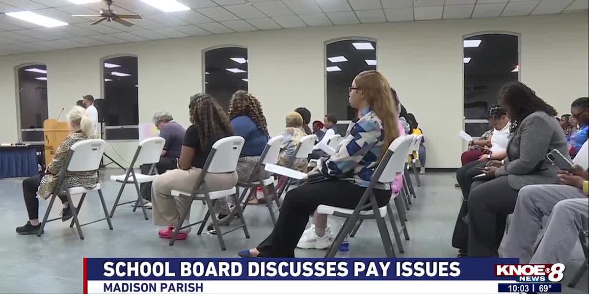 Staff in Madison Parish School District voice pay concerns at school