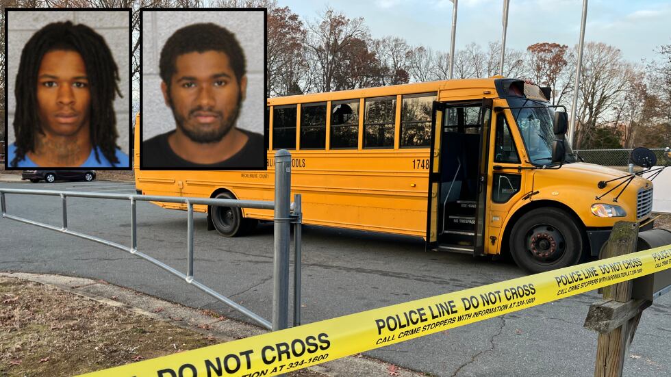 Chaotic video catches moment school bus struck by gunfire that stemmed