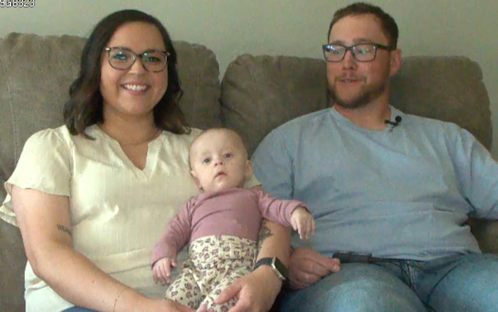Tayla Schager and Dylan Dwyer believe their 5-month-old daughter, Millie Dwyer, is a miracle...