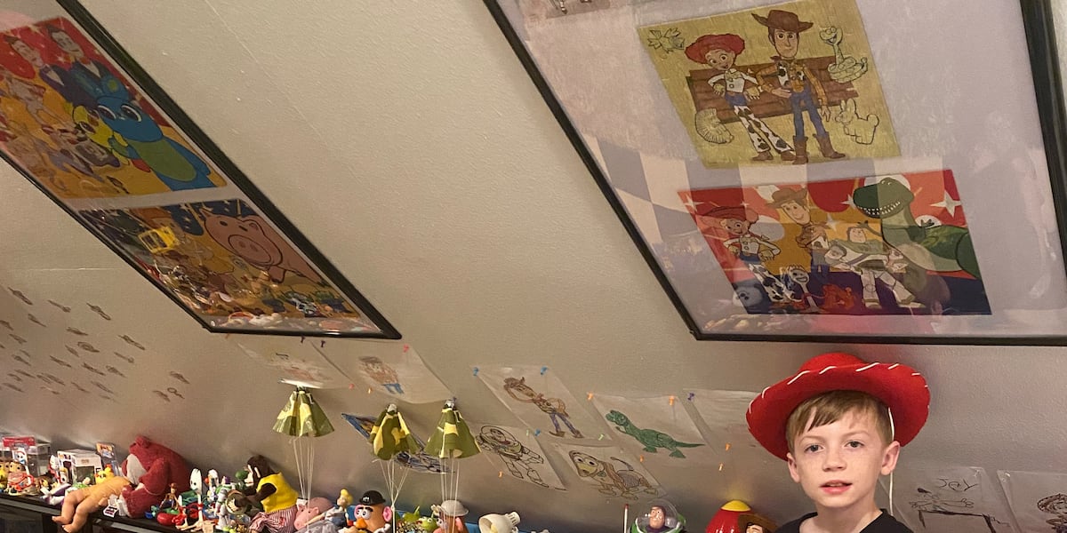 To infinity and beyond: Rayville 11-year-old builds massive Toy Story collection