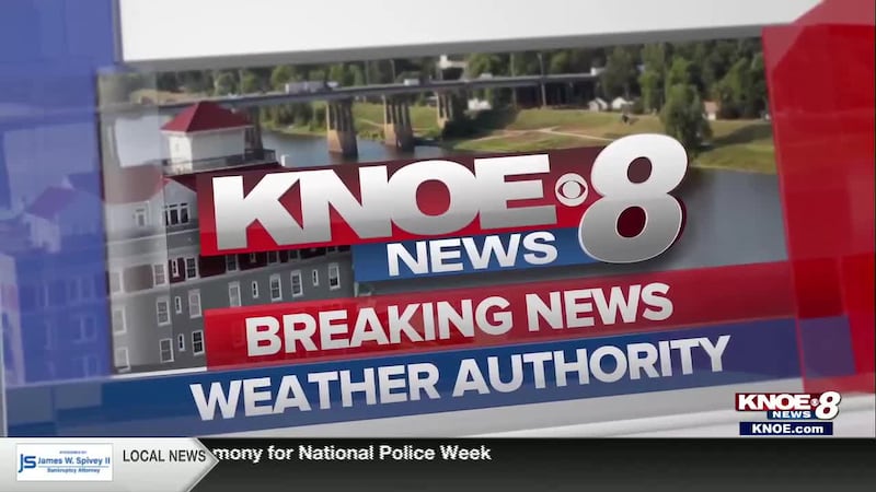 A recurring recording of the Monday through Friday Noon newscast on KNOE.