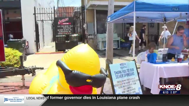 The festival was designed to celebrate the Ouachita River and to raise money to support the...
