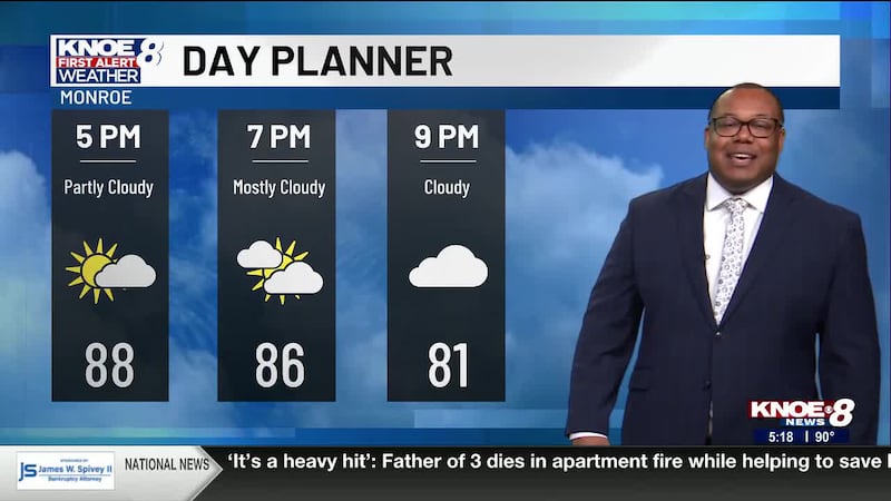KNOE First Alert Friday Evening Forecast with First Alert Chief Meteorologist Marcus Walter