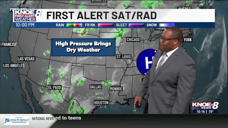 KNOE First Alert Thursday Evening Forecast with First Alert Chief Meteorologist Marcus Walter