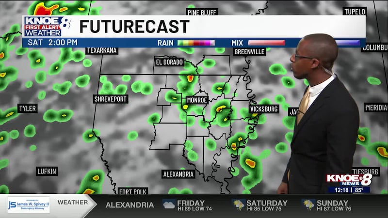 KNOE First Alert Friday Afternoon Forecast With Meteorologist DeVonte' Dixon