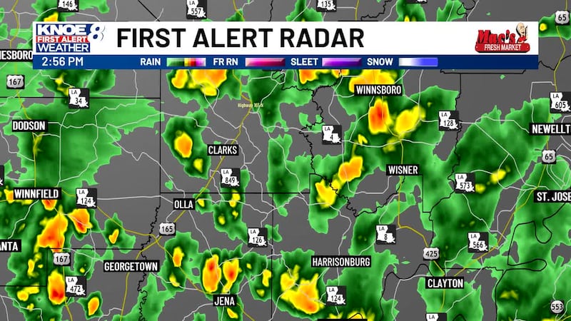 KNOE First Alert Meteorologist DeVonte' Dixon Saturday Afternoon Forecast