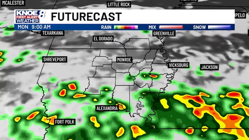 KNOE Sunday Evening Forecast with Meteorologist Abby Ezell