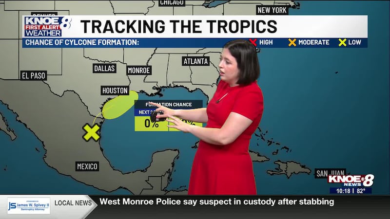 KNOE Sunday Night Forecast with Meteorologist Abby Ezell
