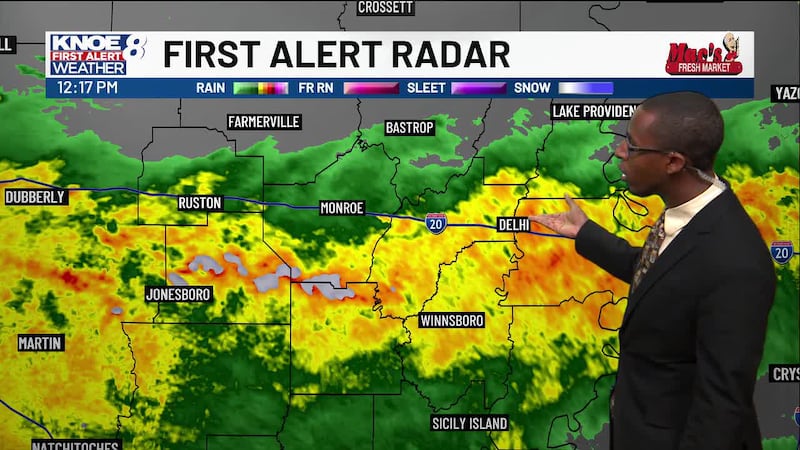KNOE First Alert Monday Afternoon Forecast With Meteorologist DeVonte' Dixon