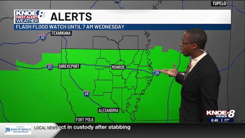 KNOE First Alert Monday Morning Forecast With Meteorologist DeVonte' Dixon
