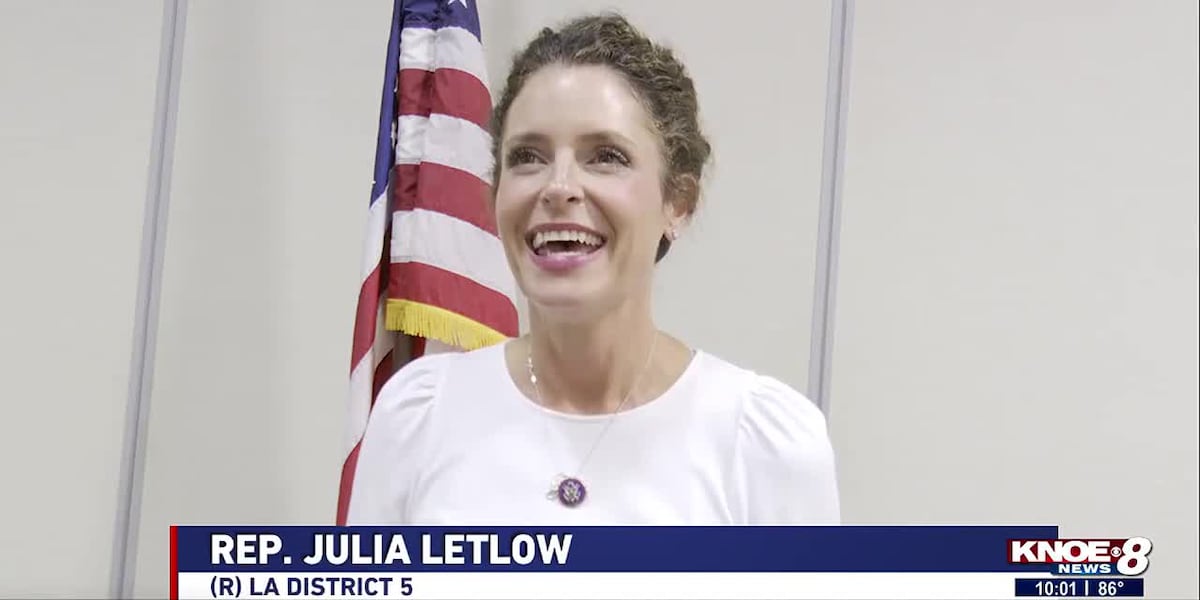 Rep Letlow Congresswoman Julia Letlow speaks on new budget law