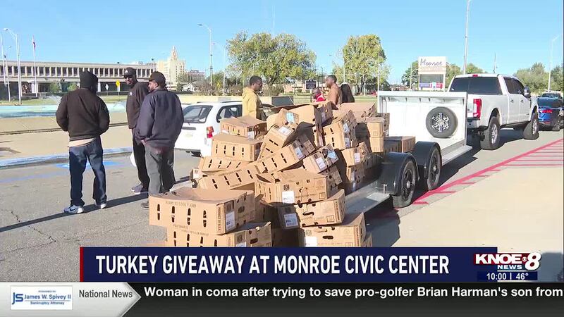 This is the CIC’s second annual giveaway and Michael Thompson, a helping hand, says he loves...