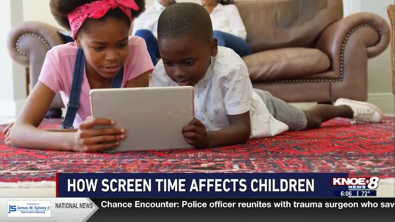 Dr. Wyche Coleman is urging parents to limit their kids screen time and social media use to...